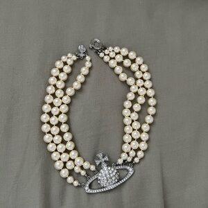 Vivienne Westwood Triple Pearl Necklace